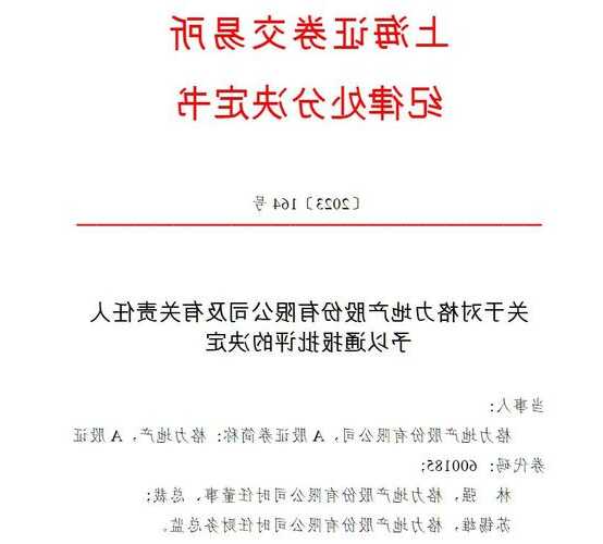 募集说明书等文件存在错报，格力地产及时任高管被通报批评